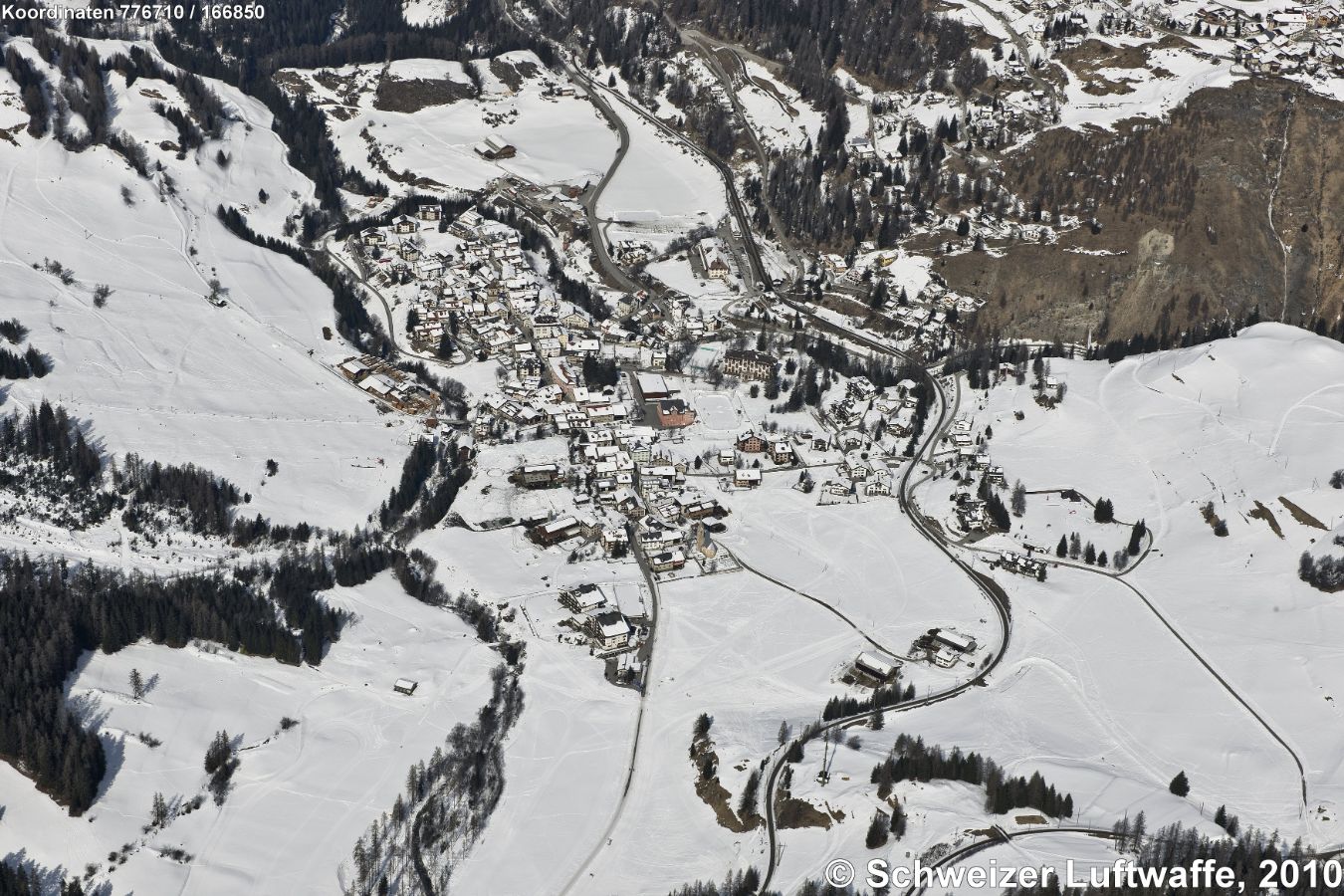 Bergün (Bravuogn), Blick nordwärts